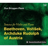 ʽ/Beethoven Vorisek Erzherzog Rudolph Violin Sonatas Duo Bruggen-plank