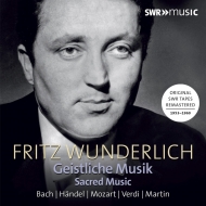 Tenor Collection/Wunderlich： Sacred Music-j. s.bach Handel Mozart Verdi Martin
