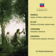 　オムニバス（管弦楽）/Mackerras / Lso： Gluck Rameau： Orchestral Suites Cherubini Cimarosa