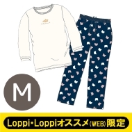 七分袖Tシャツ＆ロングパンツSETルームウェア（Mサイズ）【Loppi・Loppiオススメ限定】