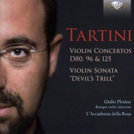 ƥˡ奼åڡ1692-1770/Violin Concertos Plotino(Vn) L'accademia Della Rosa +devil's Trill