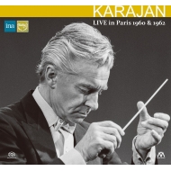 Herbert von Karajan Live in Paris 1960 & 1962 : Berlin Philharmonic, Vienna Philharmonic (Single Layer)