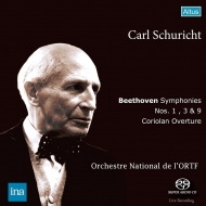 Symphonies Nos.1, 3, 9 : Carl Schuricht / French National Radio Orchestra & Choir, etc (1959-1965 Stereo)(2SACD)