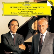 ١ȡ1770-1827/Piano Concerto 4 5  Pollini(P) Abbado / Bpo