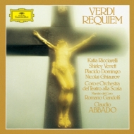 ヴェルディ（1813-1901）/Requiem： Abbado / Teatro Alla Scala Ricciarelli Verrett Domingo Ghiaurov