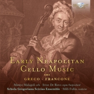 Baroque Classical/Early Neapolitan Cello Music Malagoli(Vc) De Ruvo(Organ Cemb) Schola Gregoriana