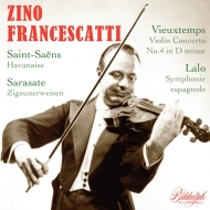 ラロ：スペイン交響曲、ヴュータン：ヴァイオリン協奏曲第4番、他　ジノ・フランチェスカッティ、ミトロプーロス＆ニューヨーク・フィル、他（1957）