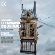 Le Carnaval des Animaux, Danse Macabre : Duo Jatekok(P)L.Leguay / Lille National Orchestra +Poulenc