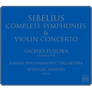Complete Symphonies, Violin Concerto : Sachio Fujioka / Kansai Philharmonic, Sukeyuki Iwatani(Vn)(4CD)