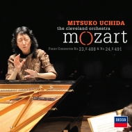 モーツァルト（1756-1791）/Piano Concerto 23 24 ： Uchida(P) / Cleveland O