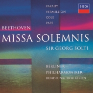 ١ȡ1770-1827/Missa Solemnis Solti / Bpo Varady Vermillion Cole Pape