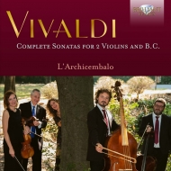 ヴィヴァルディ（1678-1741）/Comp. sonatas For 2 Violins ＆ Bc： L'archicembalo