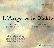 Baroque Classical/L'ange Et Le Diable-marais ＆ Forqueray： Zipperling Wauters(Gamb) Belder(Cemb) (Hyb