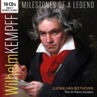 ベートーヴェン（1770-1827）/Comp. piano Sonatas： Kempff (1950-1951)