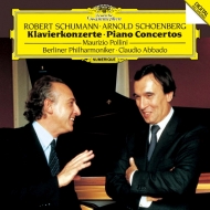 シューマン、ロベルト（1810-1856）/Piano Concerto： Pollini(P) Abbado / Bpo +schoenberg： Piano Concerto (Uhqcd) (L