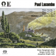 ラコンブ、ポール（1837-1927）/Piano Trio 1 2 3 Meditation： Sangiorgio(P) Levitin(Vn) J. knight(Vc) (Hyb)