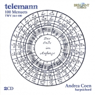 テレマン（1681-1767）/Menuets： Andrea Coen(Cemb)