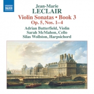 륯졼1697-1764/Violin Sonatas Op 5 1-4  Butterfield(Vn) Mcmahon(Vc) Wollston(Cemb)