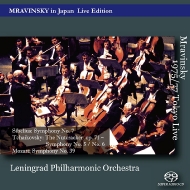 Mravinsky / Leningrad Po : Tchaikovsky Sym, 5, 6, Mozart Sym, 39, Sibelius Sym, 7, Etc (1975, 1977 Tokyo)(Single Layer)