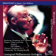 Mravinsky / Leningrad Po: Beethoven Sym, 6, Glazunov Sym, 5, Wagner, Tchaikovsky (1979 Tokyo)(Single Layer)