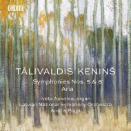 ケニンシュ、タリヴァルディス（1919-2008）/Sym 5 8 ： Poga / Latvian National So Apkalna(Organ) +aria