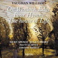 ヴォーン・ウィリアムズ（1872-1958）/On Wenlock Edge Songs： Spence(T) J.drake(P) Piatti Q Ridaut(Va)
