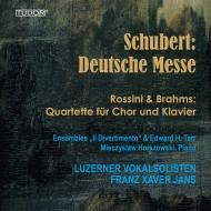 塼٥ȡ1797-1828/Deutsche Messe X. jans / Luzerner Vokalsolisten Ensemble Il Divertimento +rossini