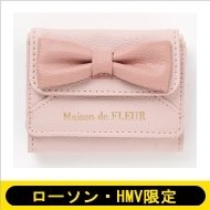 Maison de FLEUR RIBBON CARD CASE BOOK PINK 【ローソン・HMV限定】