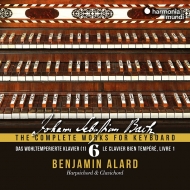 Complete Keyboard Works Vol.6 -Well-tempered Clavier Book 1 : Benjamin Alard(Cemb)(3CD)