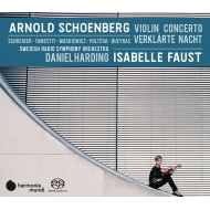 Violin Concerto, Verklarte Nacht : Isabelle Faust(Vn)Harding / Swedish Rso, Schreiber, Tamestit, Queyras, etc (Single Layer)