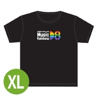 Tシャツ（XL）/ Music Rainbow 08