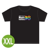 Tシャツ（XXL）/ Music Rainbow 08