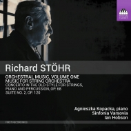 シュテール、リヒャルト（1874-1967）/Orch. works Vol.1-for String Orch： I. hobson / Sinfonia Varsovia Kopacka(P)