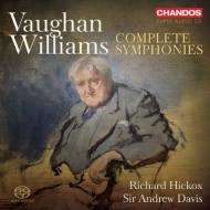 ヴォーン・ウィリアムズ（1872-1958）/Comp. symphonies： Hickox / Lso ＆ Cho A. davis / Bergen Po ＆ Cho Etc (Hyb)