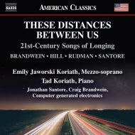 Mezzo-soprano  Alto Collection/These Distances Between Us-21st Century Songs Of Longing Jaworski K