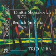 ショスタコーヴィチ：ピアノ三重奏曲第1番、第2番、スメタナ：ピアノ三重奏曲　トリオ・アルバ