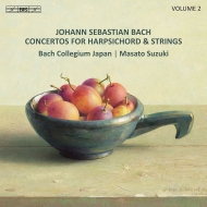 Хåϡ1685-1750/Harpsichord Concertos Vol.2 ͥ(Cemb) / Bach Collegium Japan (Hyb)