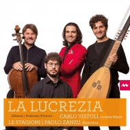 ヘンデル（1685-1759）/La Lucrezia-cantatas： Vistoli Le(Ct) Stagioni +porpora Vivaldi