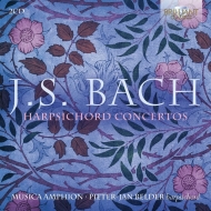 バッハ（1685-1750）/Harpsichord Concertos： Belder(Cemb) / Musica Amphion +brandenburg Concerto 5 Triple