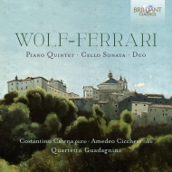 աե顼1876-1948/Piano Quintet Cello Sonata Duo Catena(P) Cicchese(Vc) Quartetto Guadagnini