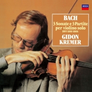 バッハ（1685-1750）/Sonatas ＆ Partitas For Solo Violin： Kremer (1980)