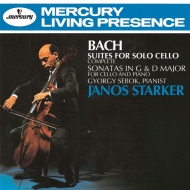 "Complete Unaccompanied Cello Suites, Cello Sonatas Nos.1 and 2 J?nos Starker, Jerzy Shebeck (1963, 1965)(2CD)"