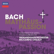 "Matthew Passion, Riccardo Chailly & Gewandhaus Orchestra, St.Thomas Church Choir, etc.(2CD)"