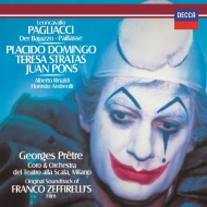 쥪󥫥å1857-1919/I Pagliacci Pretre / Teatro Alla Scala Domingo Stratas Pons