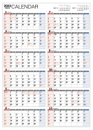 永岡書店編集部/2023年 書き込み式1年カレンダー A2(K15)