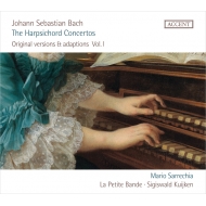 バッハ（1685-1750）/Keyboard Concertos Vol.1： Sarrechia(Cemb) S. kuijken / La Petite Bande Etc