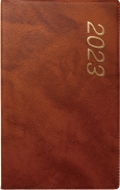 Book/1522 Sannoアルファウィークリー・b6判(茶)(2023年版1月始まり手帳)2023年版 Sanno Diary