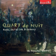 デュティユー、アンリ（1916-2013）/Ainsi La Nuit： Ruysdael Q +ravel： String Quartet Debussy： Clair De Lune