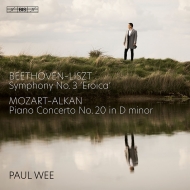 モーツァルト：ピアノ協奏曲第20番（アルカン編曲ピアノ独奏版）、ベートーヴェン：英雄（リスト編曲ピアノ独奏版）　ポール・ウェー