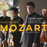 Mozart Flute Quartets Nos.1-4, Mercadante La Ci Darem La Mano Variations, etc : Vincent Lucas(Fl)Eiichi Chijiiwa,(Vn)David Gaillard(Va)Emmanuel Gaugue(Vc)